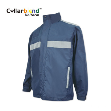 Veste réfléchissante personnalisée bleu marine